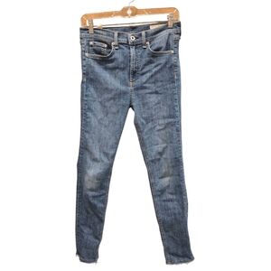 Rag & Bone Jeans Womens 28 Blue High Rise Ankle Skinny